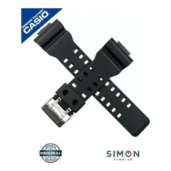 Pulseira Preta Casio G-shock Ga-100 Ga-110 Ga-120 Original Preto