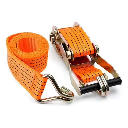 Cinta Com Catraca Carga 5 T 50mm Caminhão Amarração Laranja