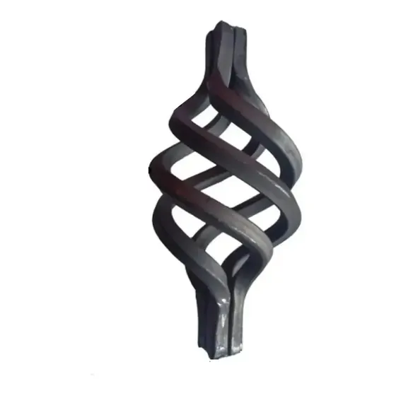 10 Pinhas Ferro Forjado Para Grades E Corrimão Decorativos Preto