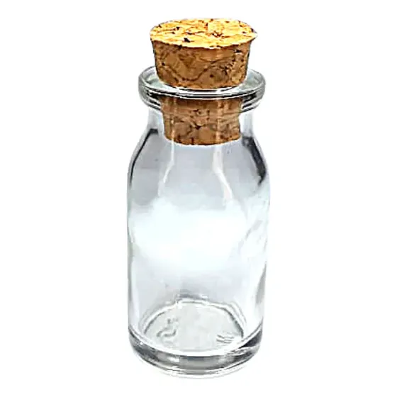 100 Mini Garrafinha De Vidro 8,5ml C/rolha