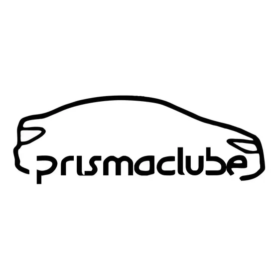 Adesivo Decorativo Parabrisa Carro Club - Novo Prisma Clube