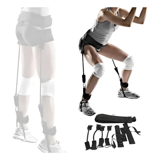 Kit Elastico Extensor Treino Academia Exercícios Em Casa