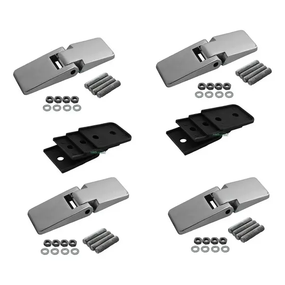 04 Dobradiça Exter Tampa Motor Puma Buggy Adaptações Cromada