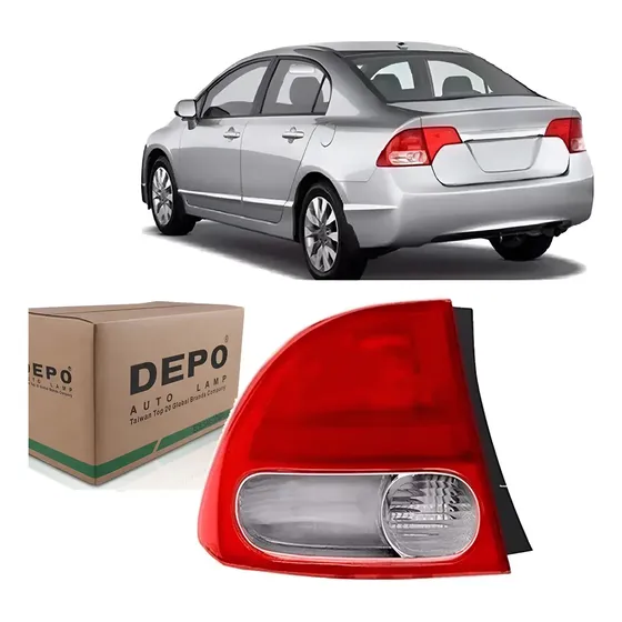 Lanterna New Civic 2007 2008 2009 2010 2011 Esquerdo Depo