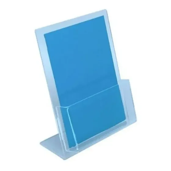 Display Porta Panfletos 10x15 De Acrílico Transparente