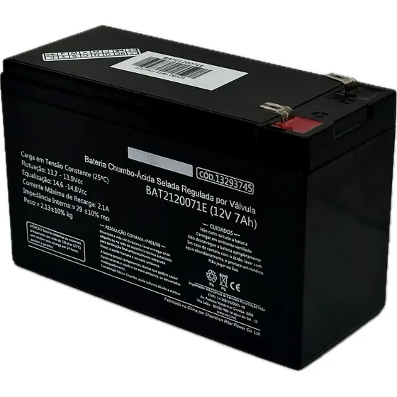 Bateria Weg 12v 7ah P/ Alarme/no Break/cerca Elétrica