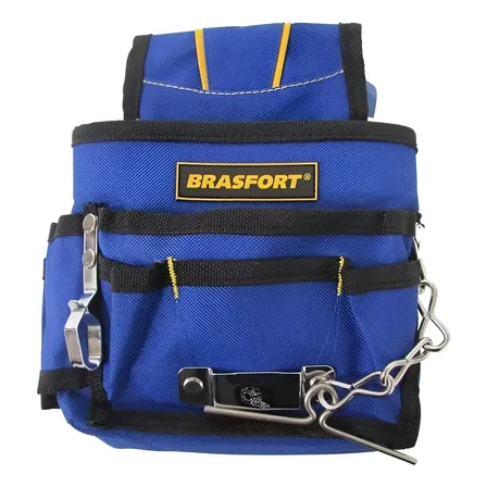 Bolsa Ferramentas Pochete Brasfort Poliéster 9 Bolsos 7566 Azul