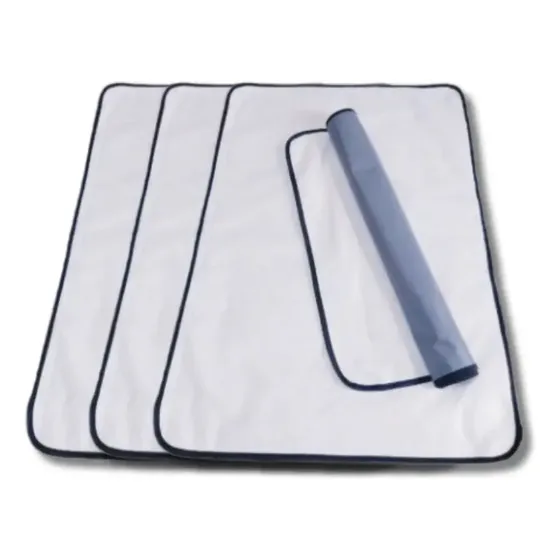 3 Protetor Colchão Lavável Geriátrico 100x70 Cm Prático