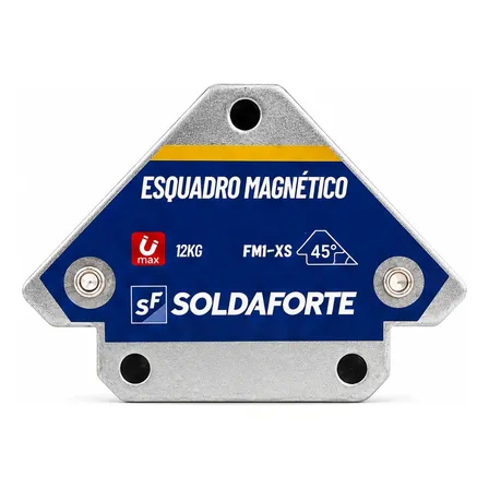 Esquadro Magnetico Para Solda 12kg Industrial - Soldaforte