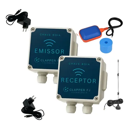 Kit Chave Boia Elétrica Sem Fio 2km Ip66 Clapper Fj
