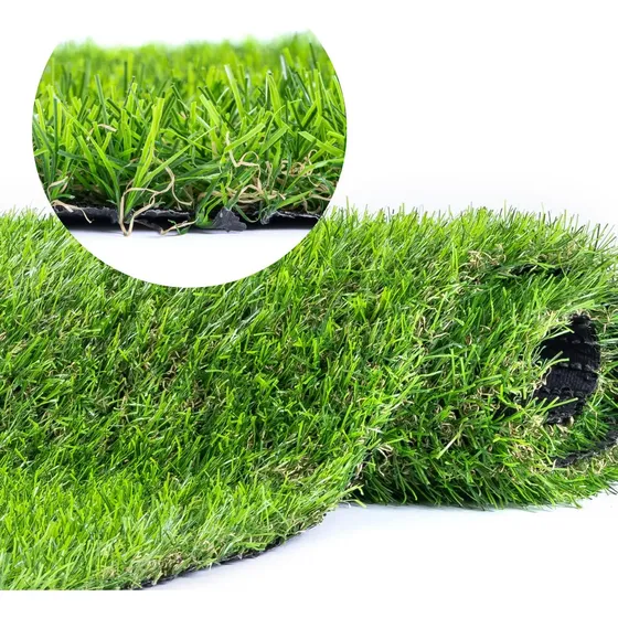 Grama Sintetica 30mm Semelhante Natural Bicolor Soft - 2m2