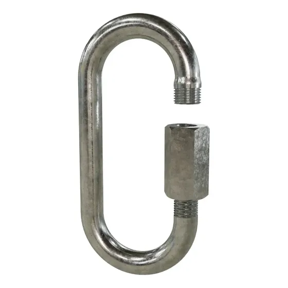 Kit C/8 Mosquetão Aço Carbono Galv.4x40mm 230kg Trava Rosca
