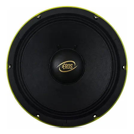 Alto Falante 10 Polegadas Eros E-510 Pro 500w Rms 8 Ohms Preto E Amarelo