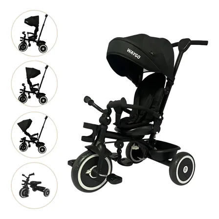 Carrinho De Bebê 2 Em 1 Triciclo Empurrar Waygo Maxi Toys