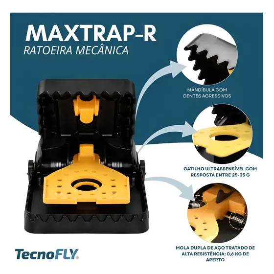 Ratoeira Moderna Pega Mata Ratos Ratazanas
