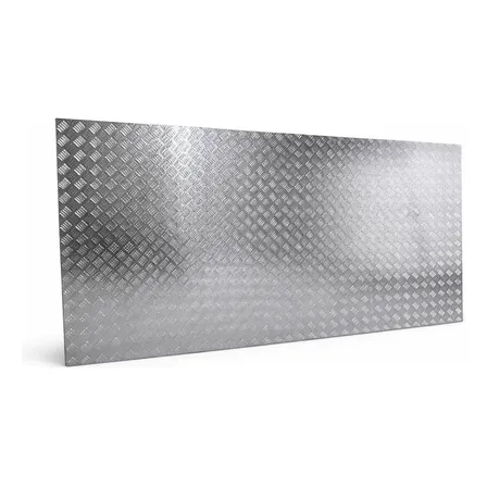 Chapa Piso Ônibus Alumínio Xadrez 1,50x1,0 M X 1.20mm Espess