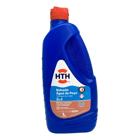 Solução Agua Fundo De Poço Hth Para Piscinas Todas Complet