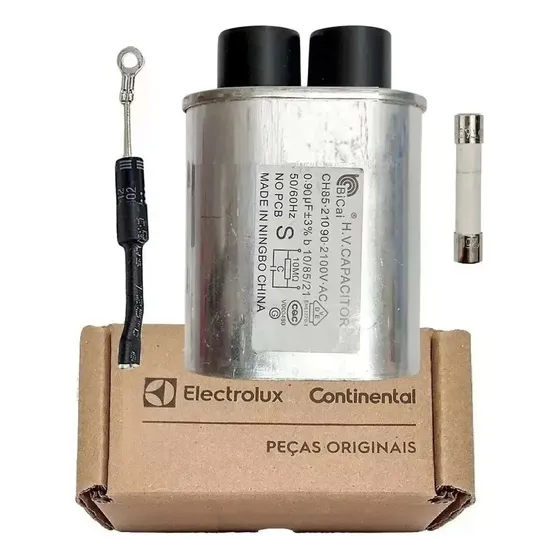 Capacitor Diodo Fusivel Microondas Electrolux Mec41 Mef41