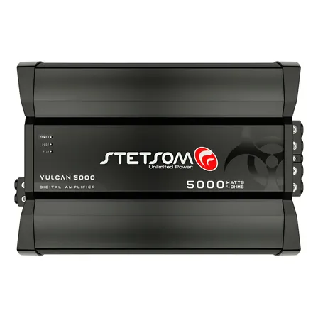 Modulo Vulcan 5000.1 5000w Rms Stetsom 4 Ohms Preto 4 Ohms
