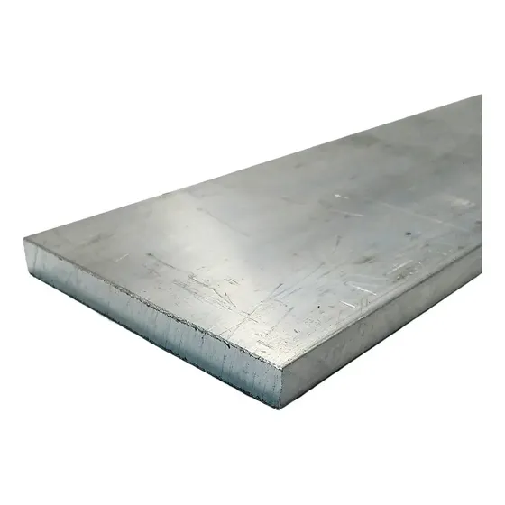 Barra Chata Aluminio 3 X 3/8 (7,62cm X 9,52mm) C/ 10cm