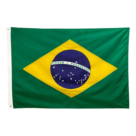 Bandeira Do Brasil Grande 3 Panos (1,92x1,35)
