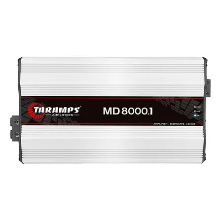 Módulo Taramps Potência Amplificador Md 8000w Rms 2 Ohms Branco