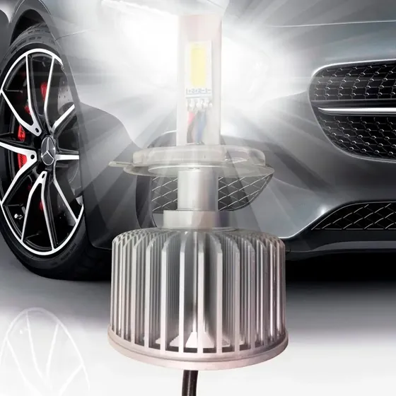 Lâmpada Super Led 2pares H4 +1par H27 Farol Baixo Alto Milha