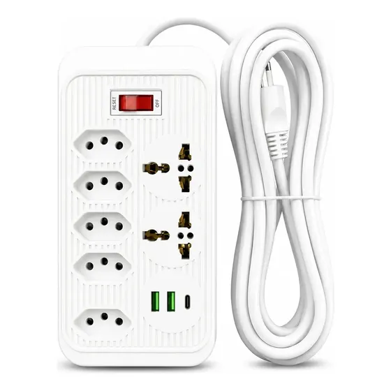 Extensão Pro Phone See 7 Tomadas Padrão Brasileiro 2m
