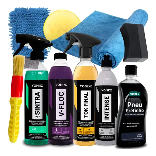Kit Lavagem Shampoo Cera Tok Final Intense Sintra Fast Vonix