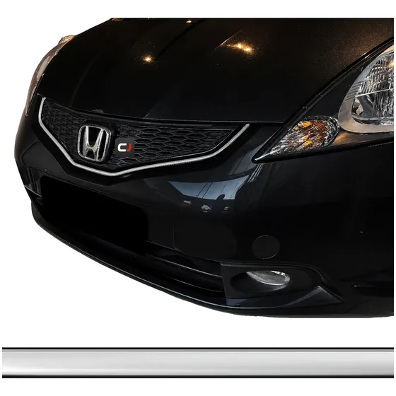 Friso Aplique Grade Cromado Dianteira Honda Fit 2009 A 2012