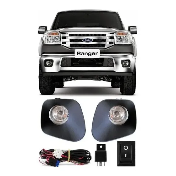 Kit Farol De Milha Auxiliar Ranger 2012 2011 2010