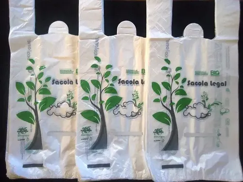 Sacola Biodegradável 30x40 Pacote Com 1.000 Unidades