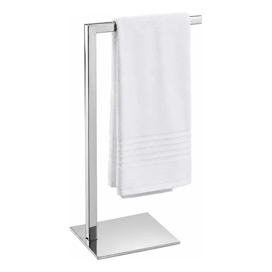 Toalheiro Bancada Lavabo Simples Quadrado Inox