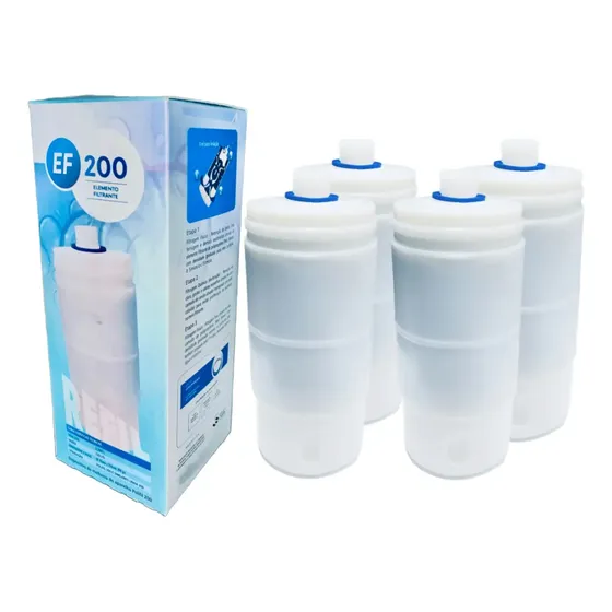 4 Refil Vela Filtro De Água Modelo Aqualar Ap 200 / Ef200 ..