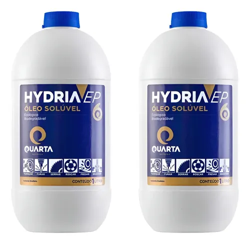 2 Óleos Solúvel Amphora Hydria-ep 1l P/ Máquinas Ferramentas