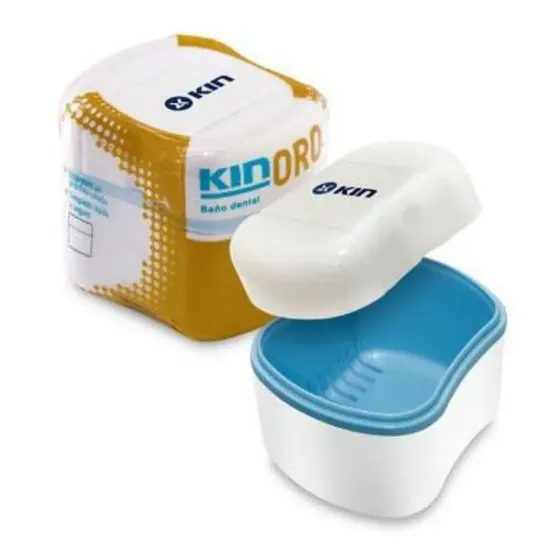 Estojo Para Limpeza De Prótese Dental-dispenser Kin Oro