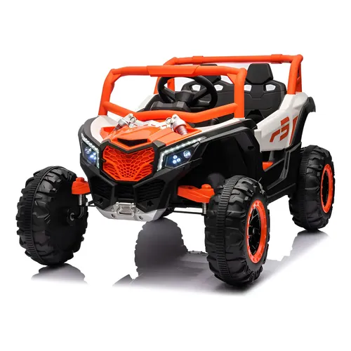 Quadriciclo Utv Carro Elétrico Infantil 12v Bang Toys R3 Laranja 127/220v