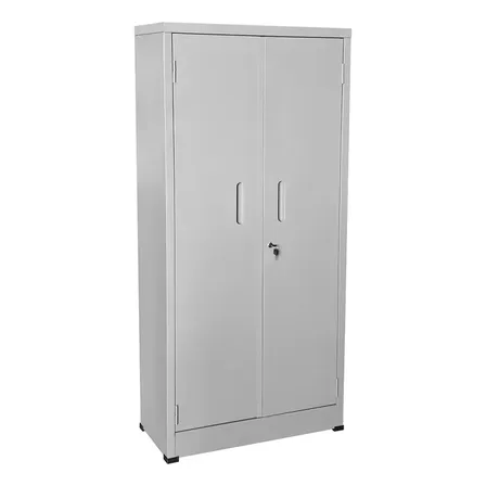 Armario De Aço 166 Cm Guarda Volume Cinza Chapa 26 Cinza