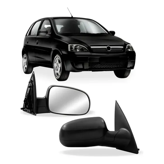 Retrovisor Para Corsa Montana Eletrico 2003 A 2010 Direito