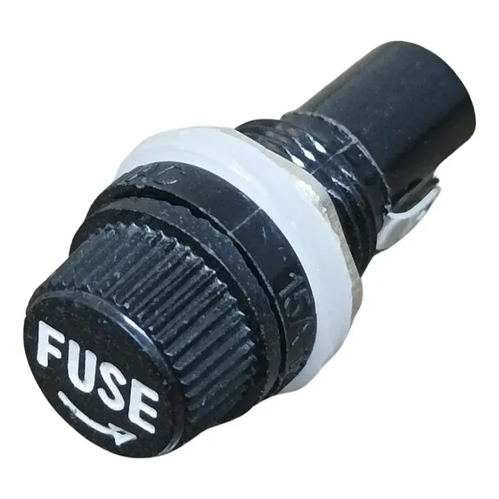 100x Porta Fusivel + 100 Fusivel 0,25a * Pequeno