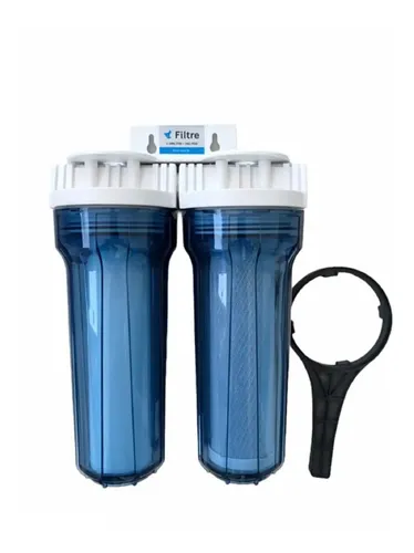 Filtro Agua Purificador Duplo Transparente - Frete Gratuito