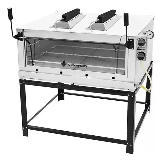 Forno Gás Com Infravermelho Roma Inox 90 Venâncio - Promoção