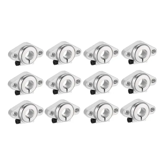 Kit 12 Suporte Para Eixo Guia Linear 16mm Shf16 Cnc Router