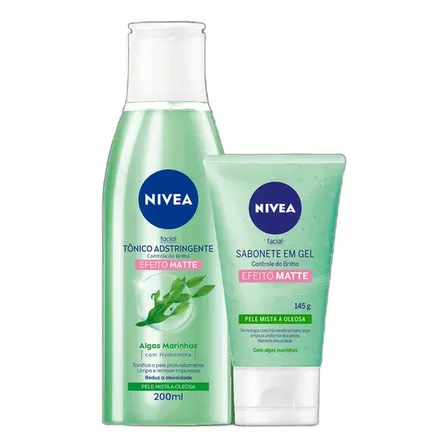 Kit Nivea Controle Do Brilho (2 Produtos) Única