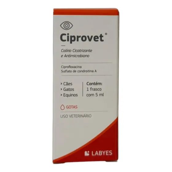 Colírio Ciprovet Labyes 5ml