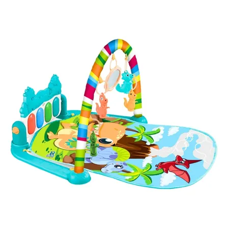 Tapete De Atividades Para Bebê Piano Funny Dino Maxi Baby