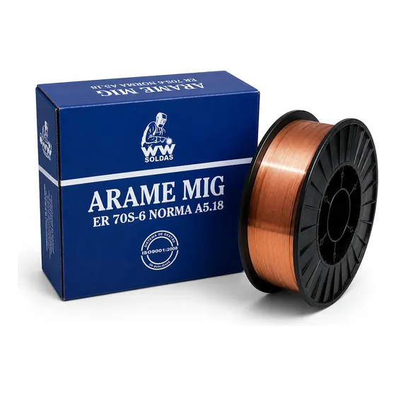 Arame Mig 0,8 5kg Uso Com Gas. Wwsoldas