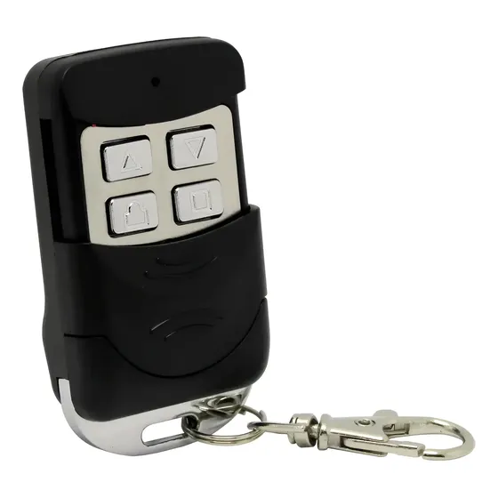 Controle Remoto Porta Aco Enrolar Mega Atron Preto Preto