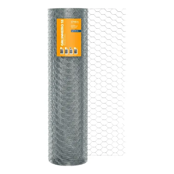 Tela Hexagonal Galinheiro Rolo 50 X 1,80m Fio 18 (1,24mm)