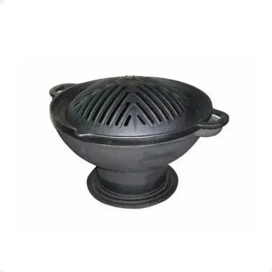 Churrasqueira Gengiskan Redonda Preto